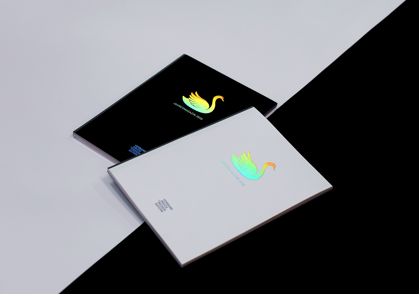 VDMB Jahresbericht Wiesendanger medien, UV-Offset, Fadenstichheftung