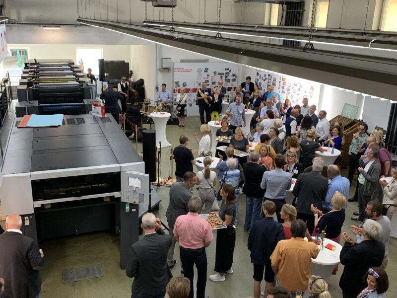 50 Jahre Wiesendanger medien, Druckerei, UV-Offset, Open House