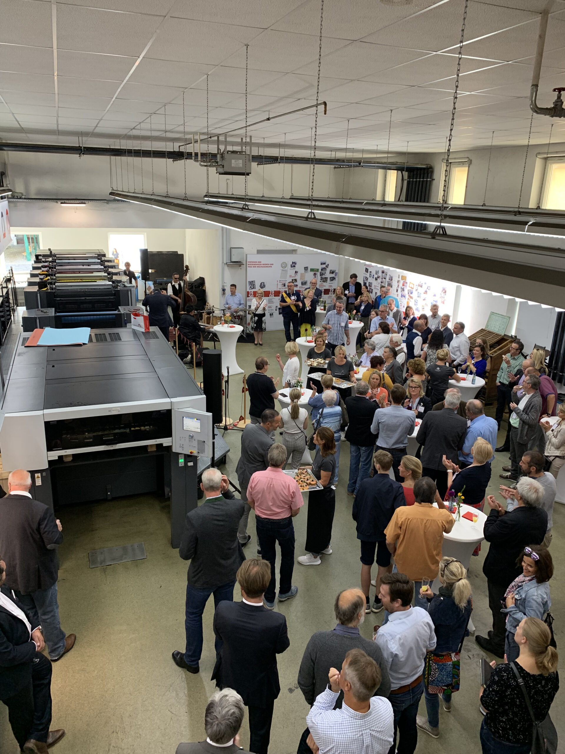 50 Jahre Wiesendanger medien, Druckerei, UV-Offset, Open House