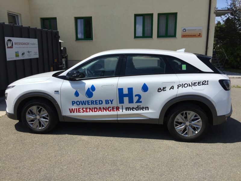 Nexo Beklebt Nexo 2 Wasserstoffauto Wiesendanger medien Druckerei