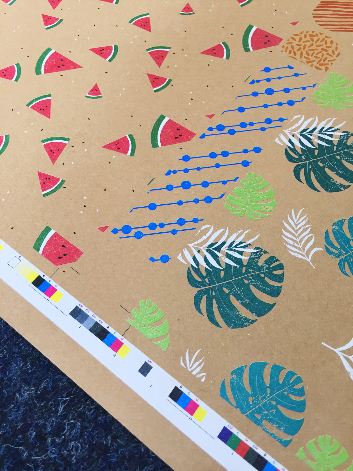 Kraftkarton Deckweiss+skala