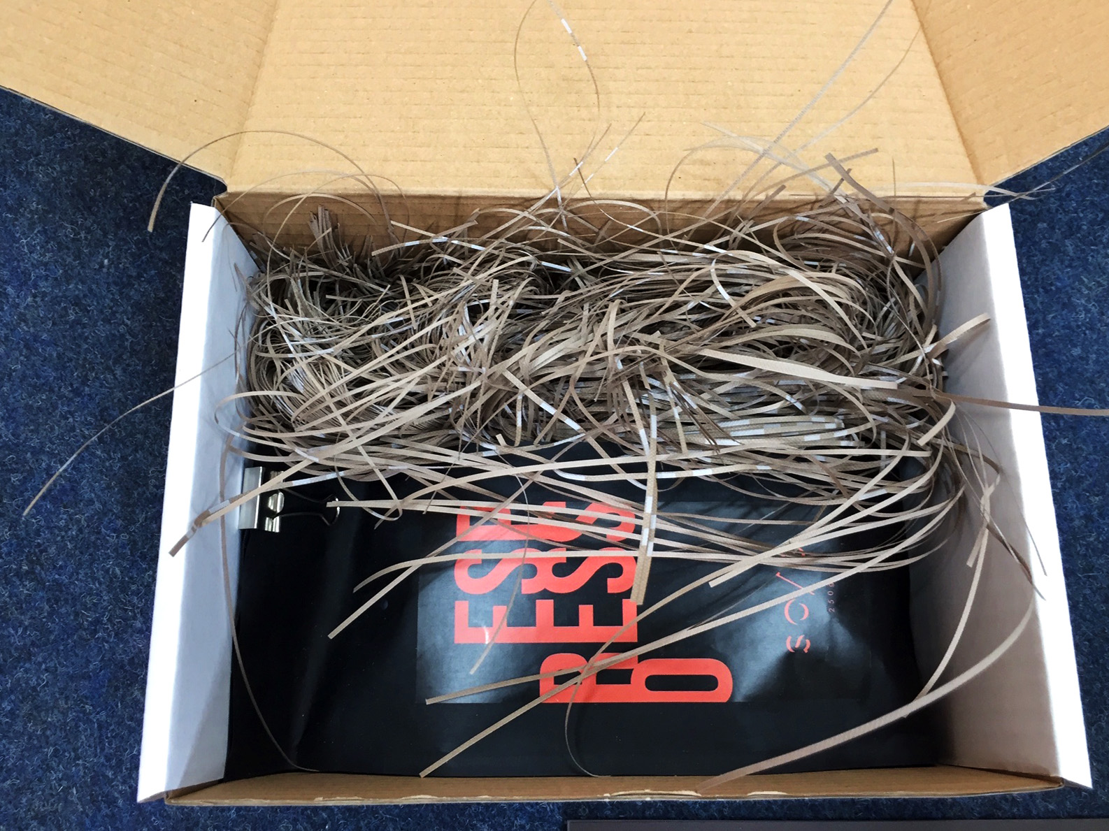 Mailingschachtel Nachhaltiges Fuellmaterial