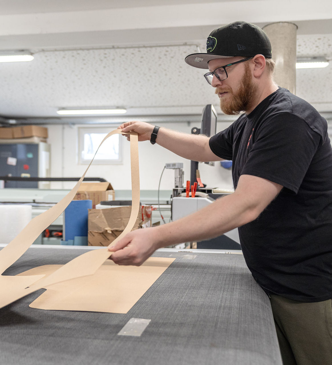 Björn Benthaus, Leitung Werbetechnik bei Wiesendanger medien in Murnau