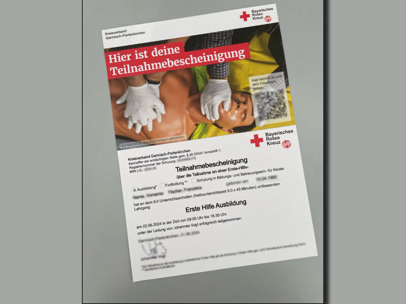 Blog 75 Erste-Hilfe Ausbildung